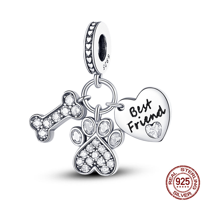 Best Friend Dog Charm